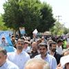 گزارش تصویری حضور پرشور کارکنان و کارگزاران حج و زیارت استان چهارمحال و بختیاری در راهپیمایی روز قدس