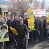 حضور کارکنان و کارگزاران حج و زیارت استان در راهپیمایی 22 بهمن ماه